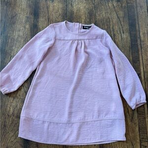 Pink Long Sleeve Dress